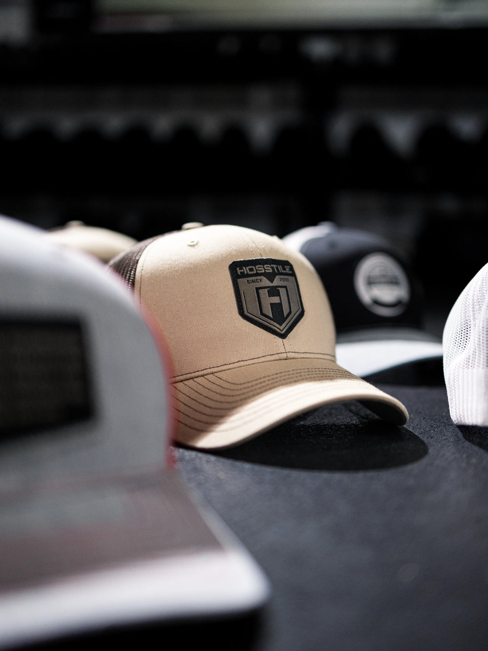 Origin Richardson Trucker Hat in Gym#color_khaki-coffee