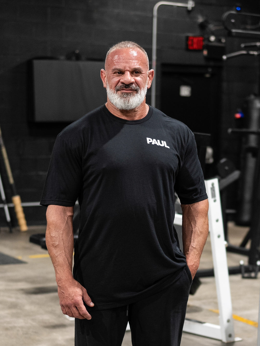 Paul Lauzon wearing The Paul Tee