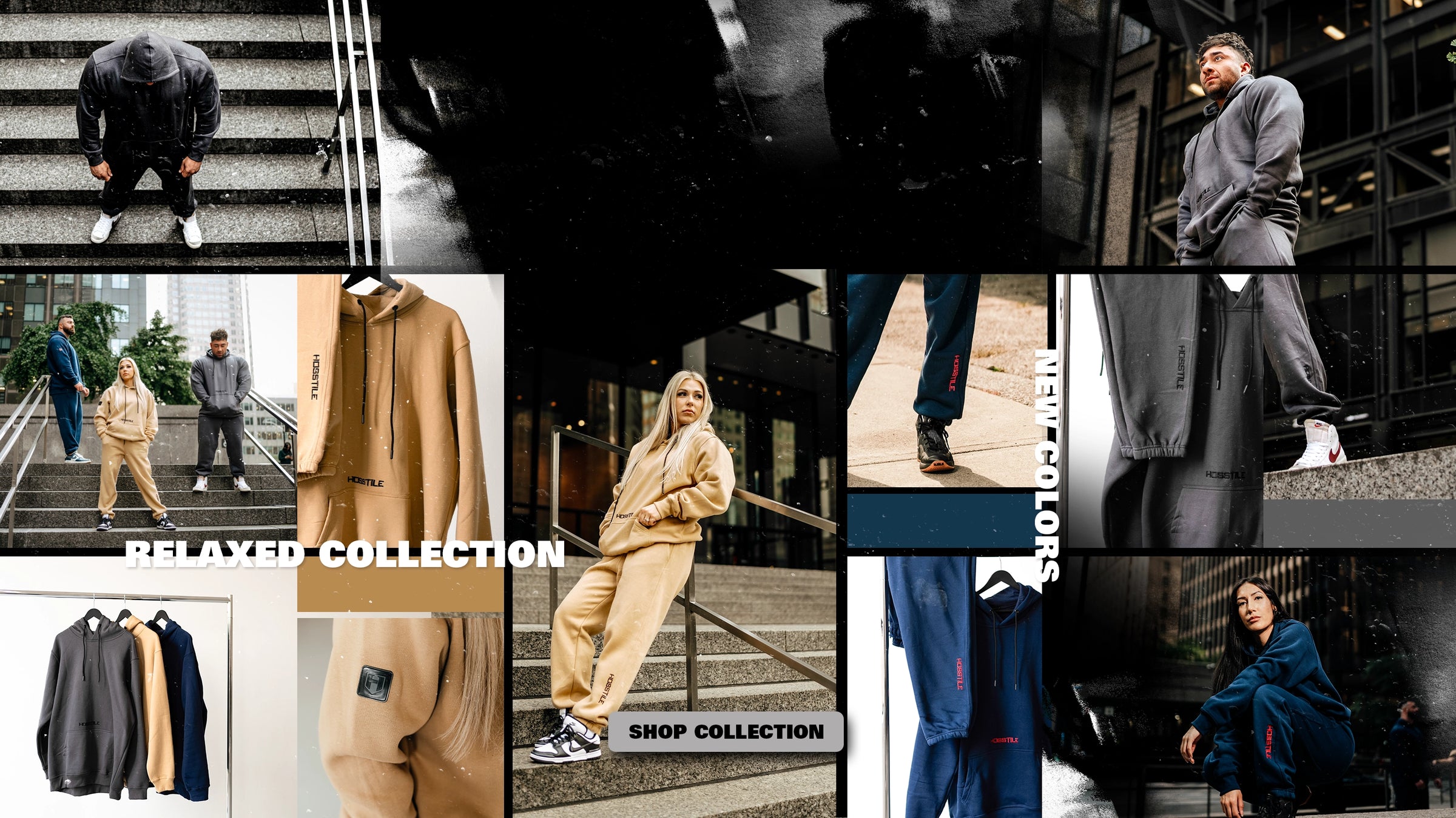 Relaxed Collection of Hoodie & Joggers