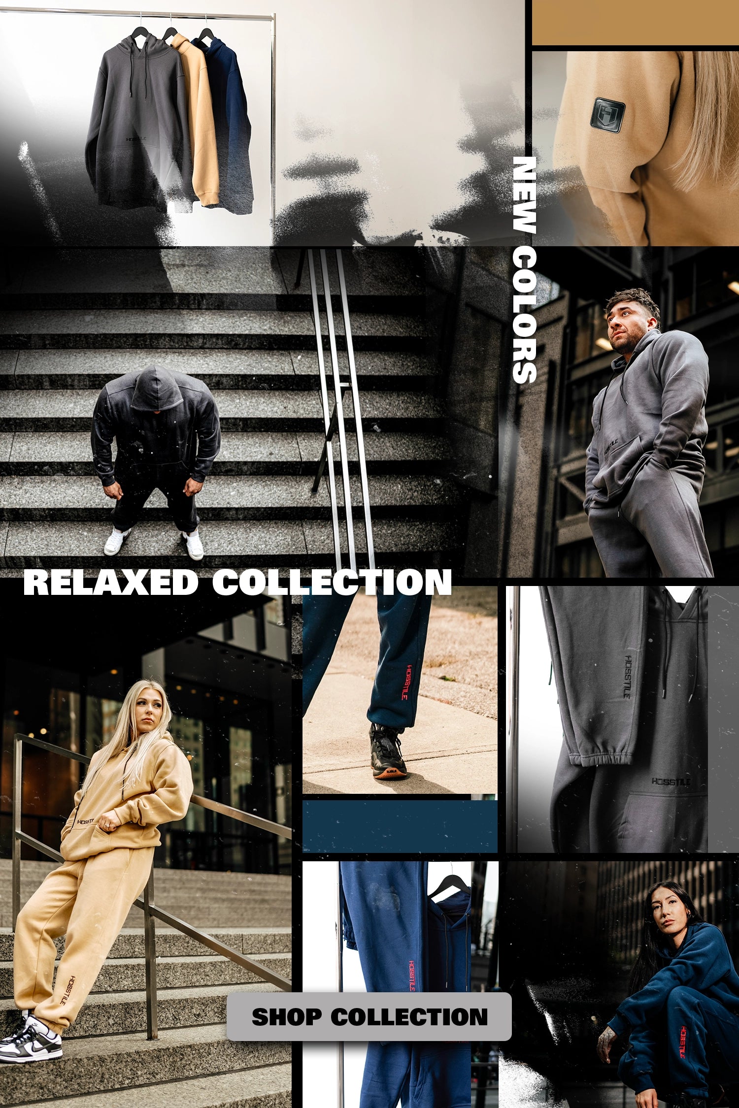 Relaxed Collection of Hoodie & Joggers