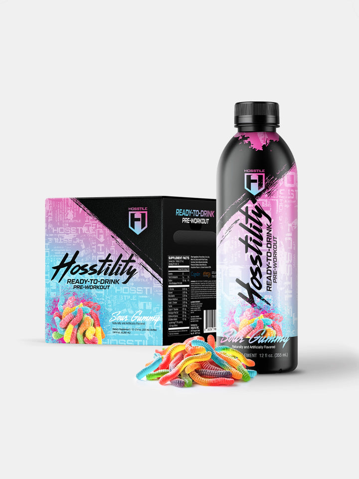 Hosstility RTD Pre-Workout Ready to Drink#flavor_sour-gummy
