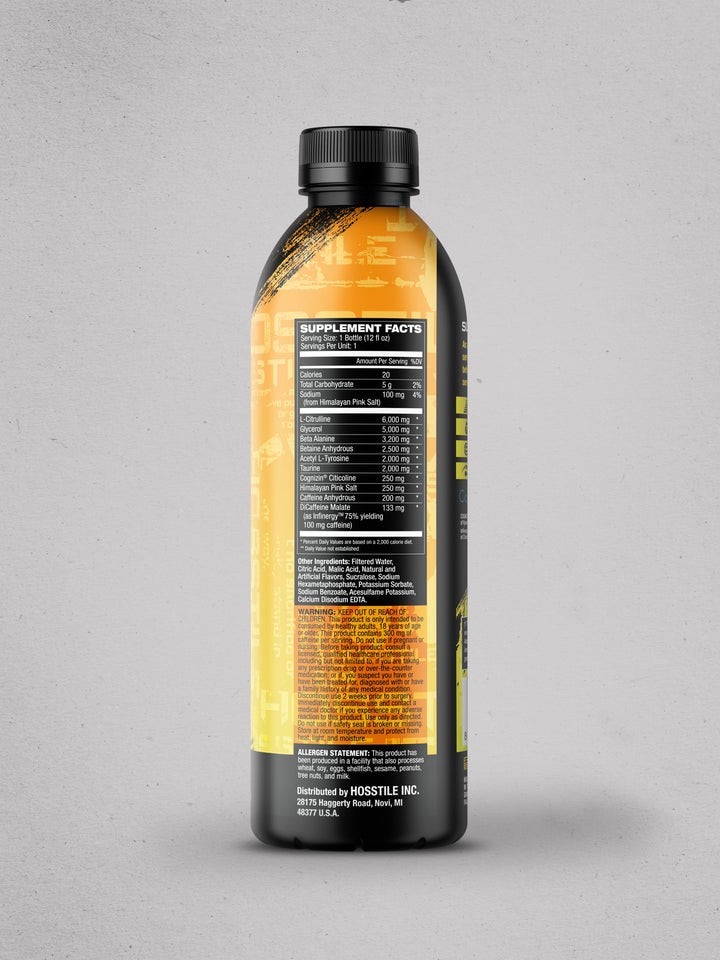 Hosstility RTD Pre-Workout Ready to Drink#flavor_citrus-shock