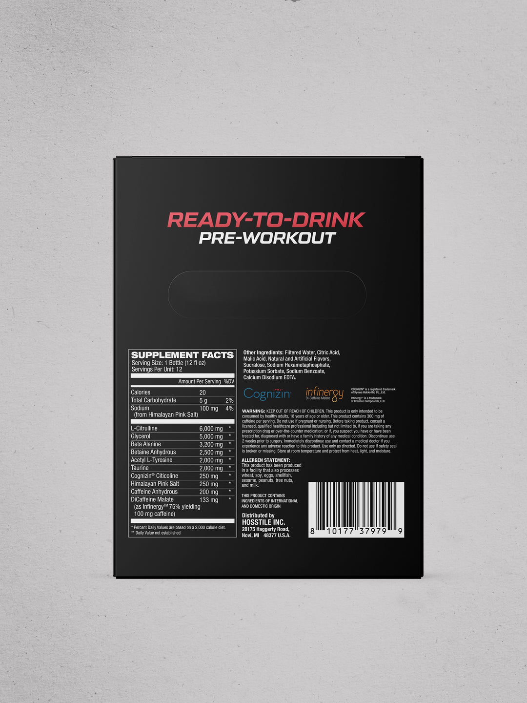 Hosstility RTD Pre-Workout Ready to Drink#flavor_sour-watermelon