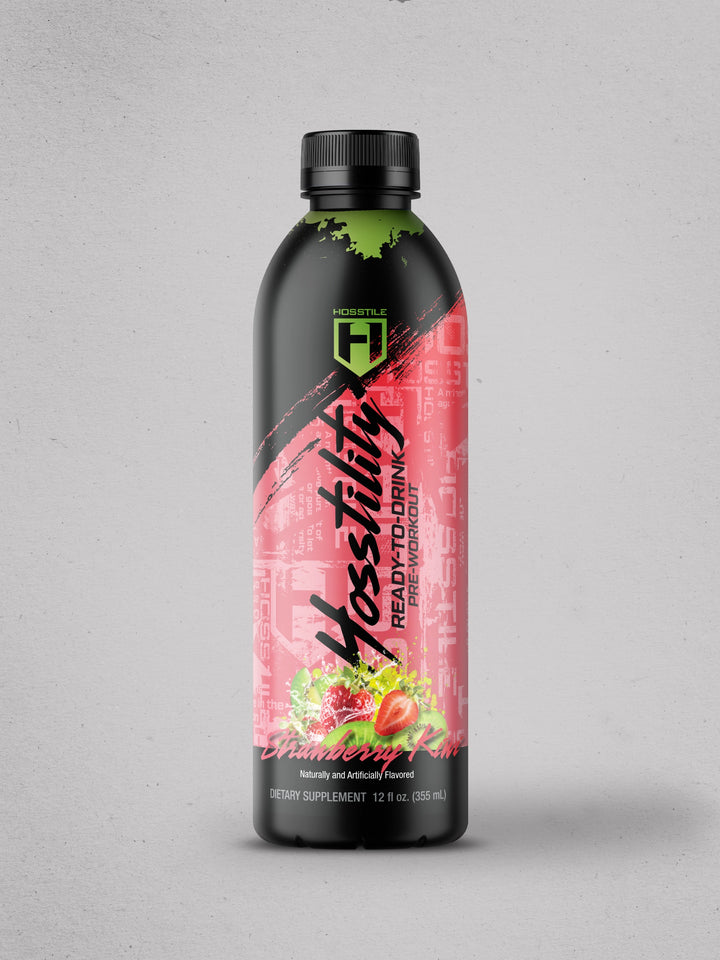 Hosstility RTD Pre-Workout Ready to Drink#flavor_strawberry-kiwi