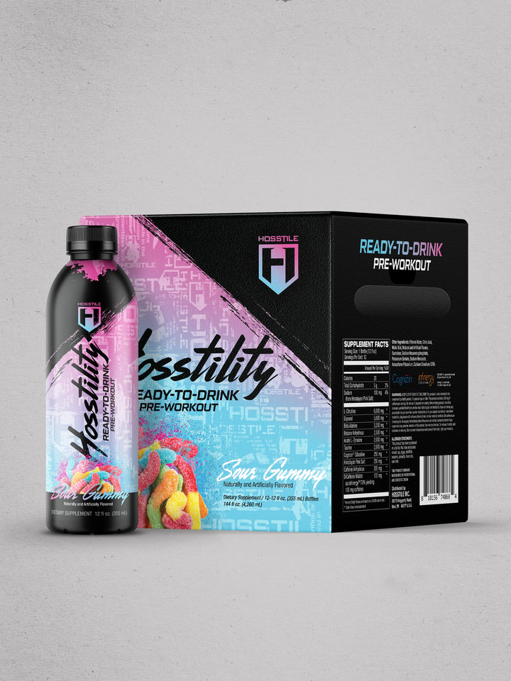 Hosstility RTD Pre-Workout Ready to Drink#flavor_sour-gummy