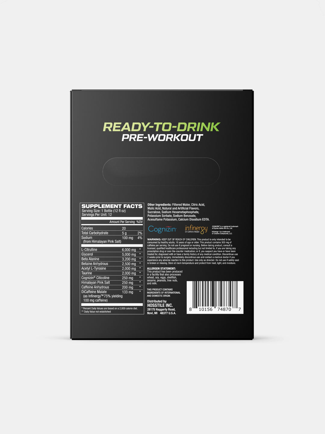 Hosstility RTD Pre-Workout Ready to Drink#flavor_strawberry-kiwi