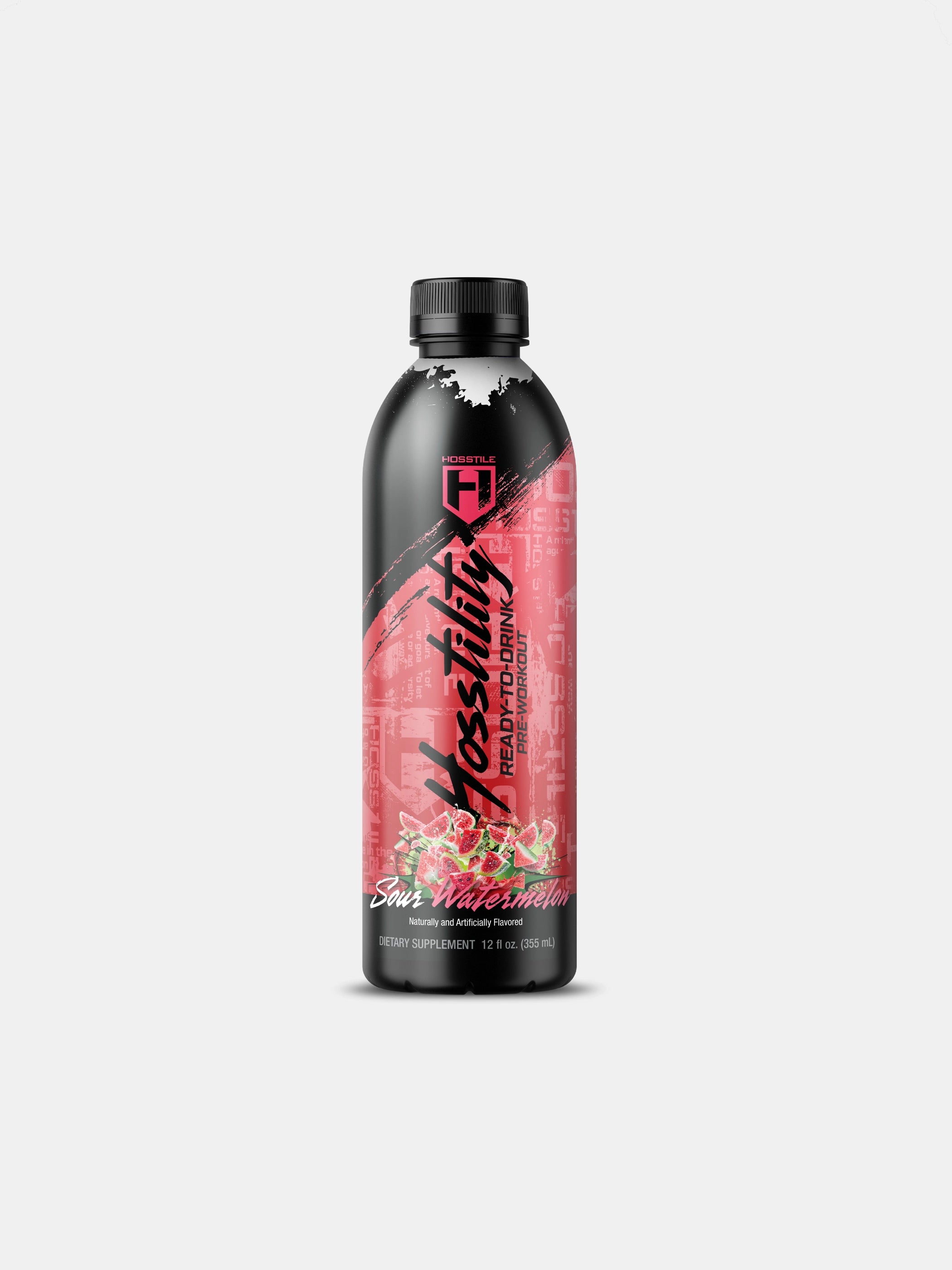 Hosstility RTD Pre-Workout Ready to Drink#flavor_sour-watermelon