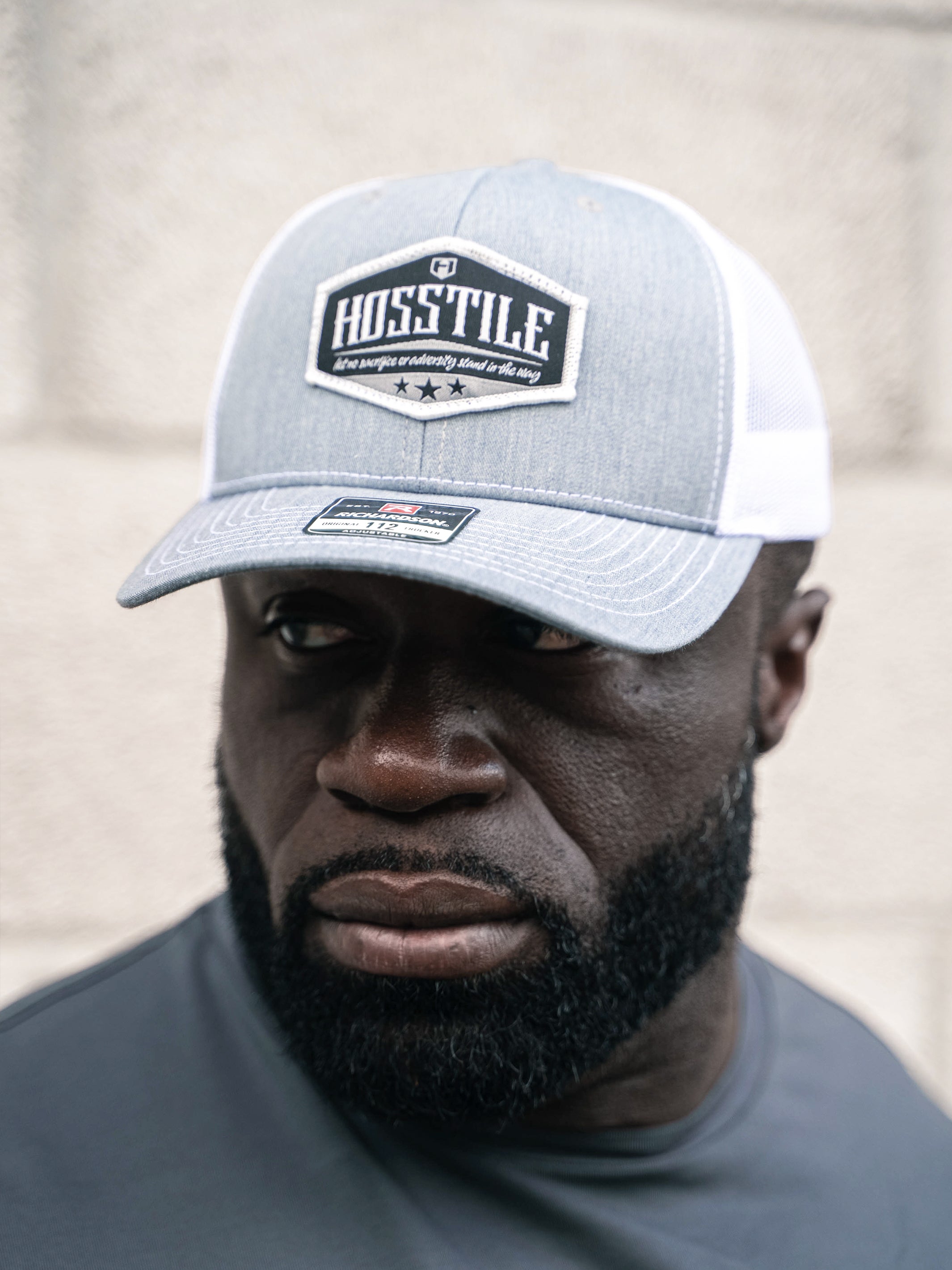 Grey store trucker hat