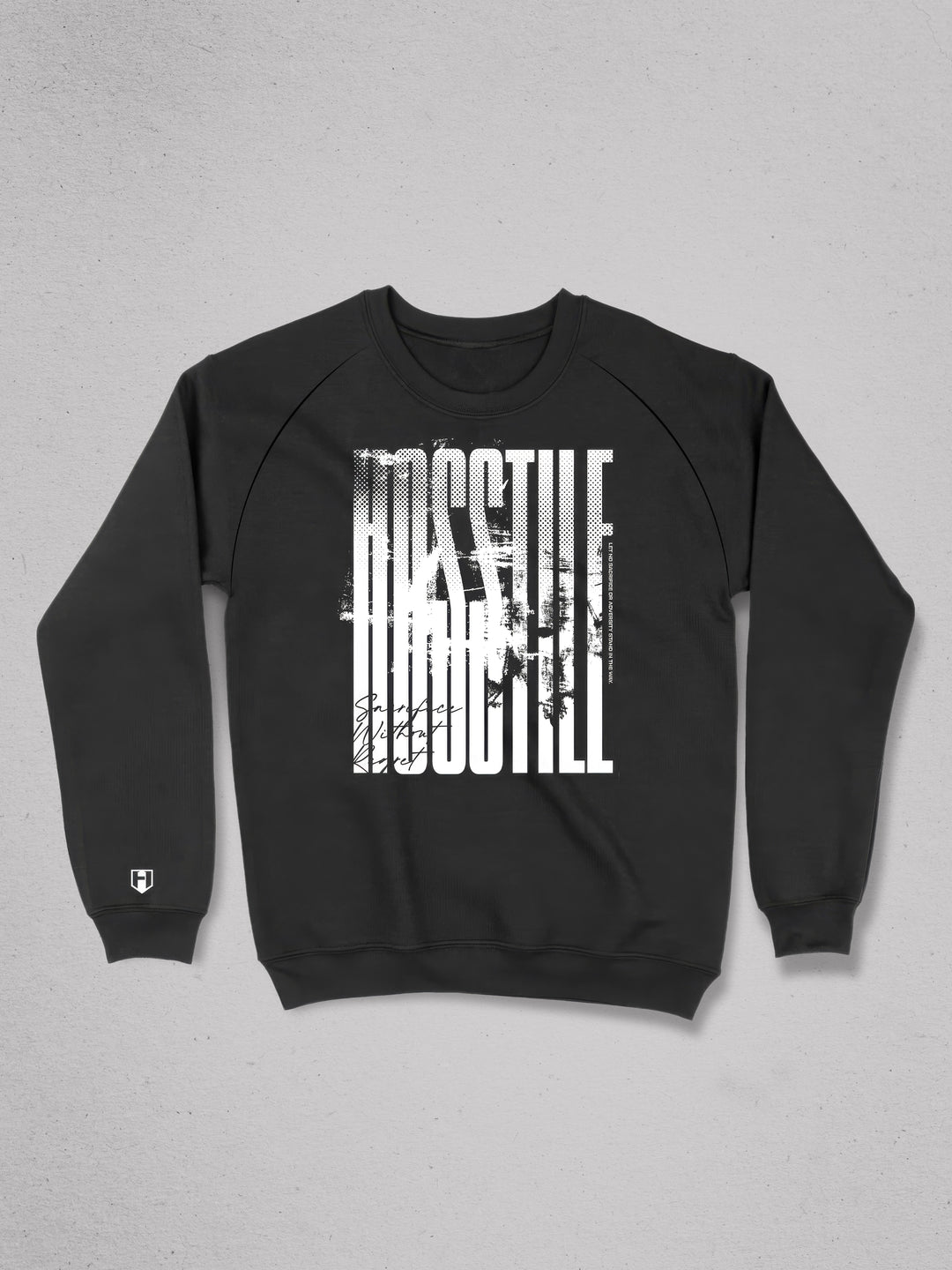 Hosstile crew neck gym sweatshirt#color_black