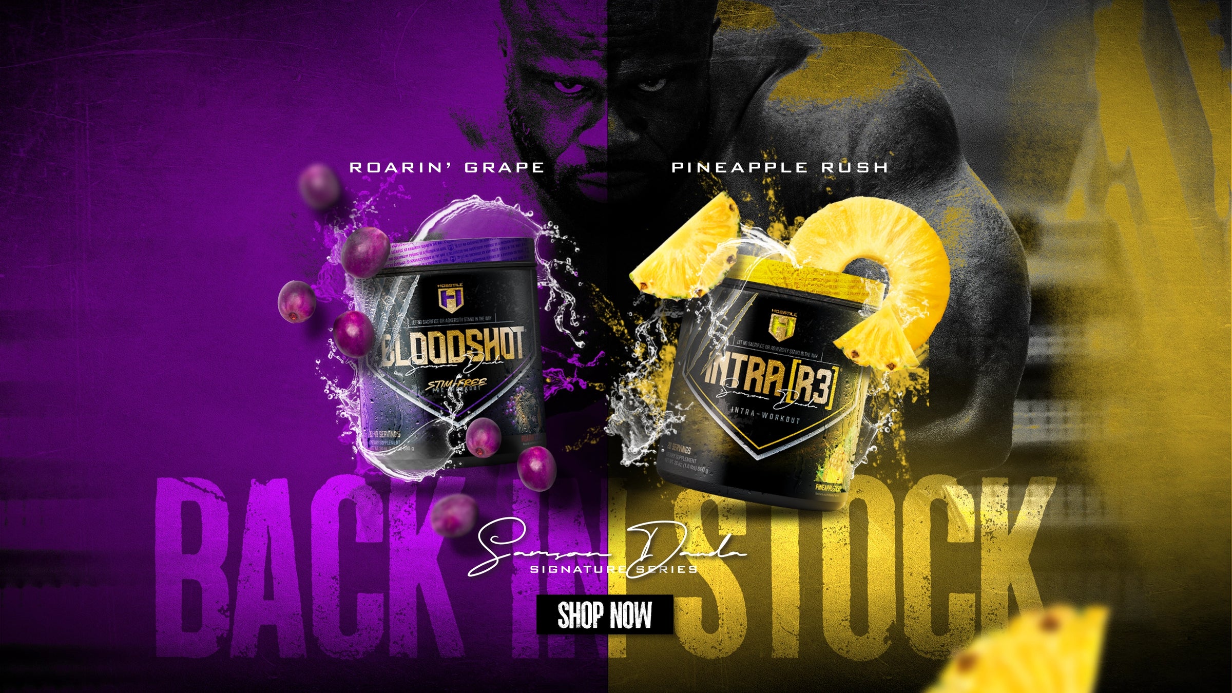 Samson Dauda Signature Pre-Workout & Intra-Workout Flavors