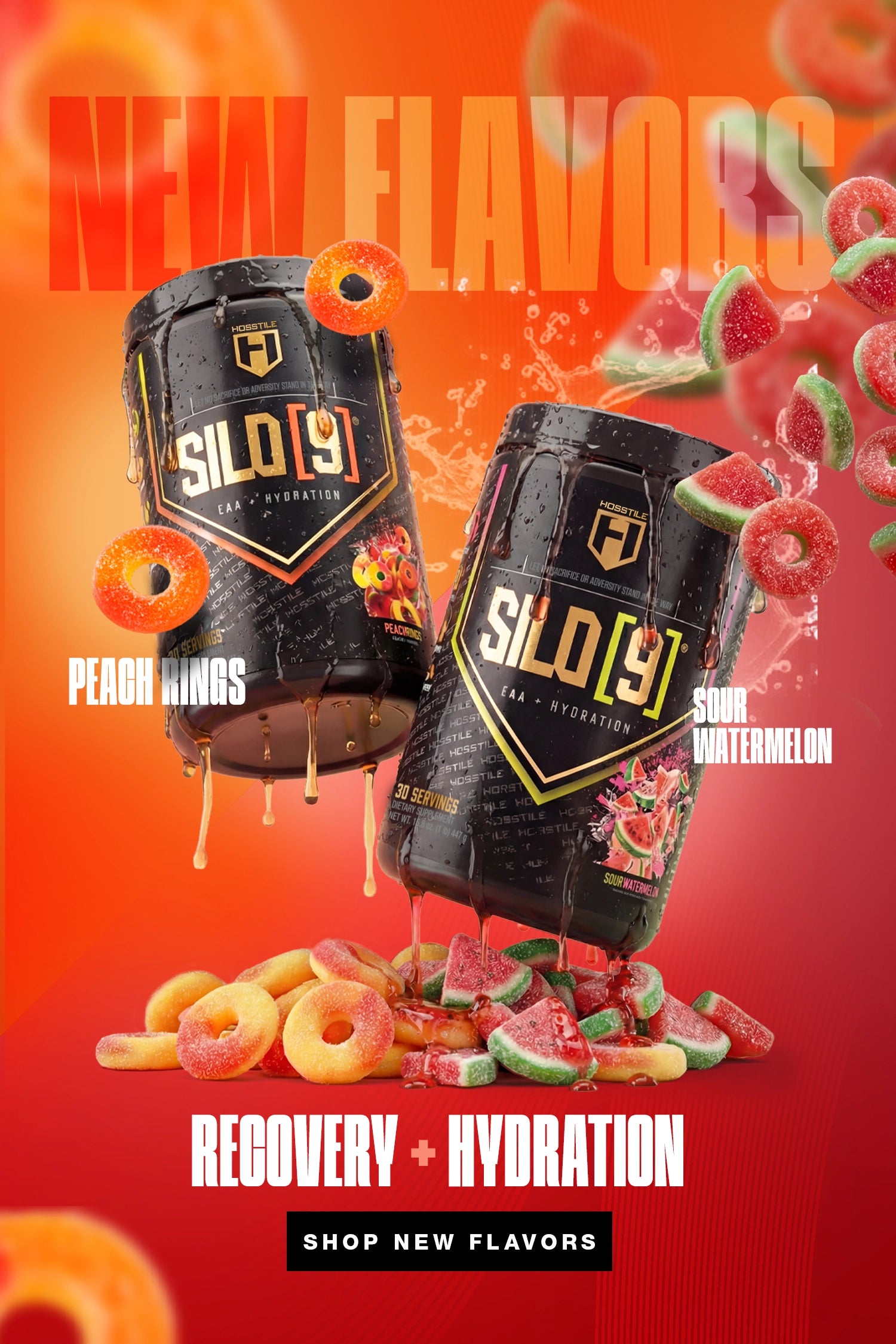 New Silo[9] EAA + Hydration Peach Rings + Sour Watermelon