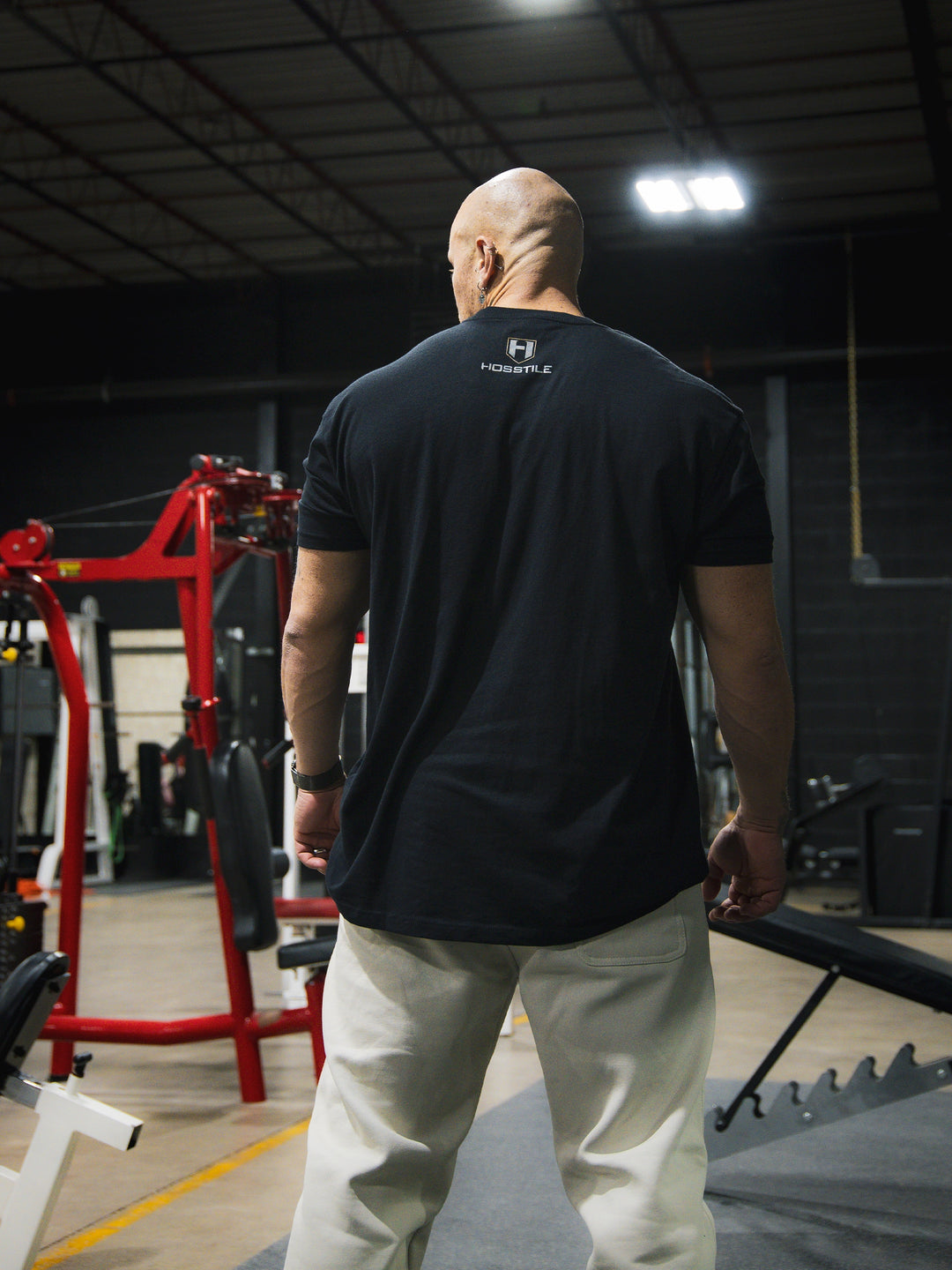 Ben Chow Bodybuilder Shield Classic Workout T-Shirt#color_black