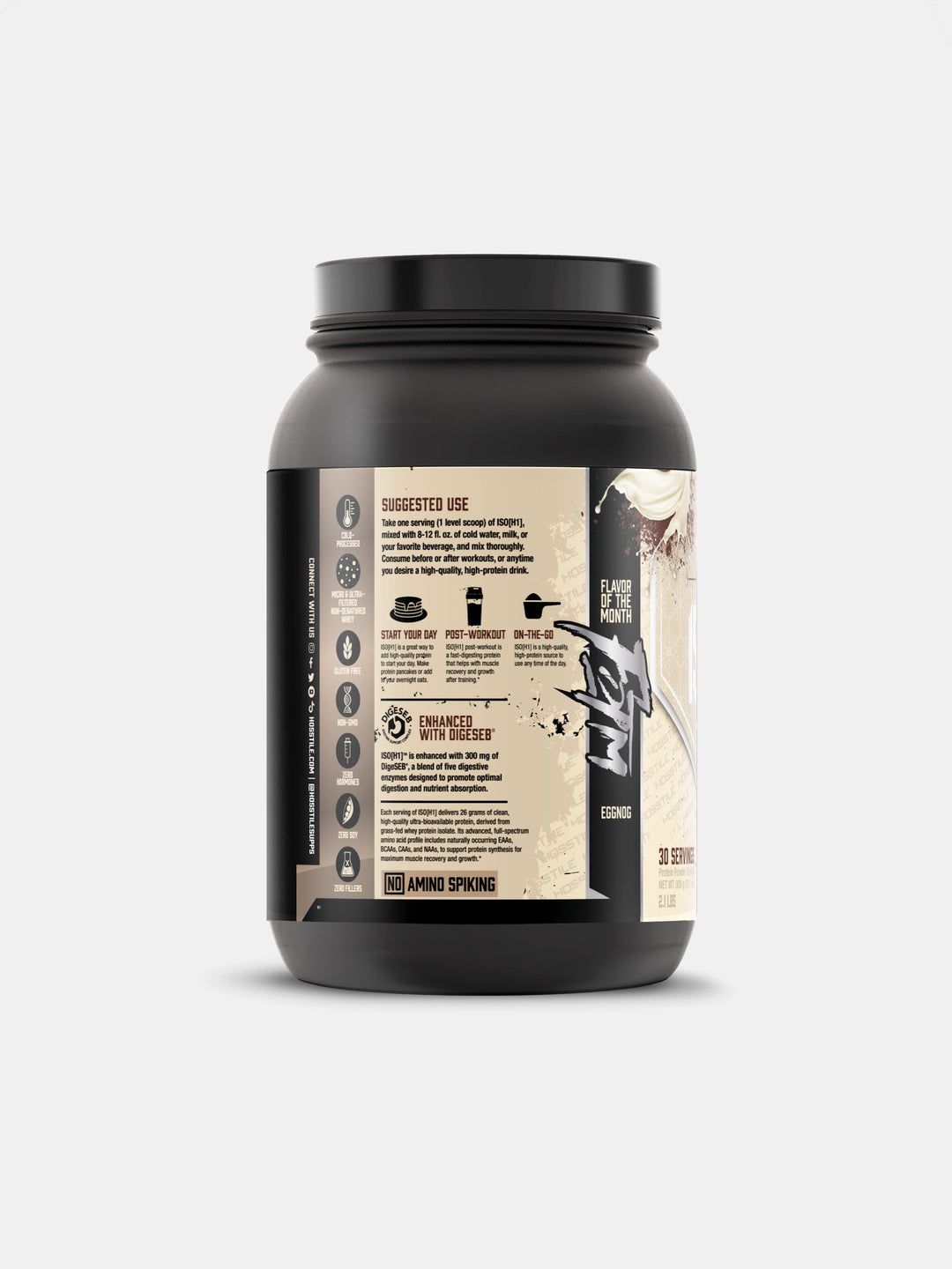 ISO[H1] Grass Fed Whey Protein Isolate 
Eggnog#flavor_eggnog