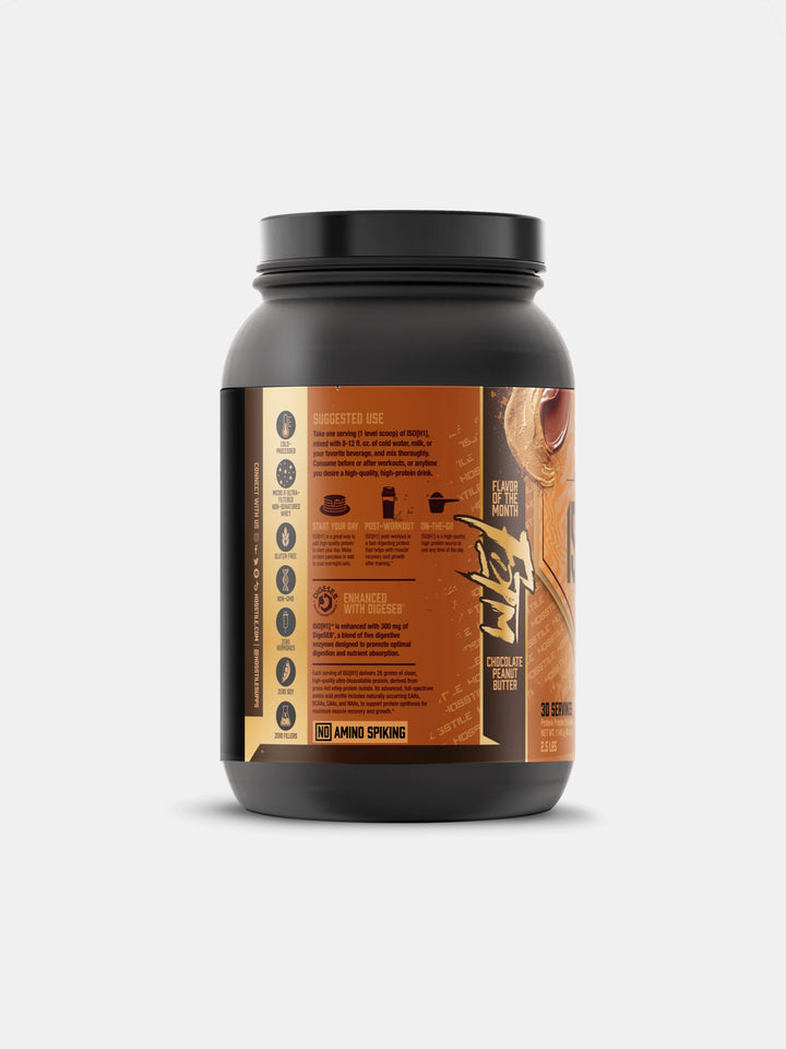 ISO[H1] Grass Fed Whey Protein Isolate Chocolate Peanut Butter#flavor_chocolate-peanut-butter
