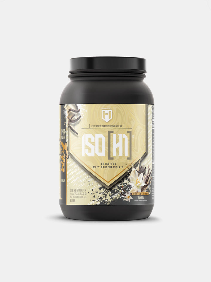 ISO[H1] Grass Fed Whey Protein Isolate Vanilla#flavor_vanilla