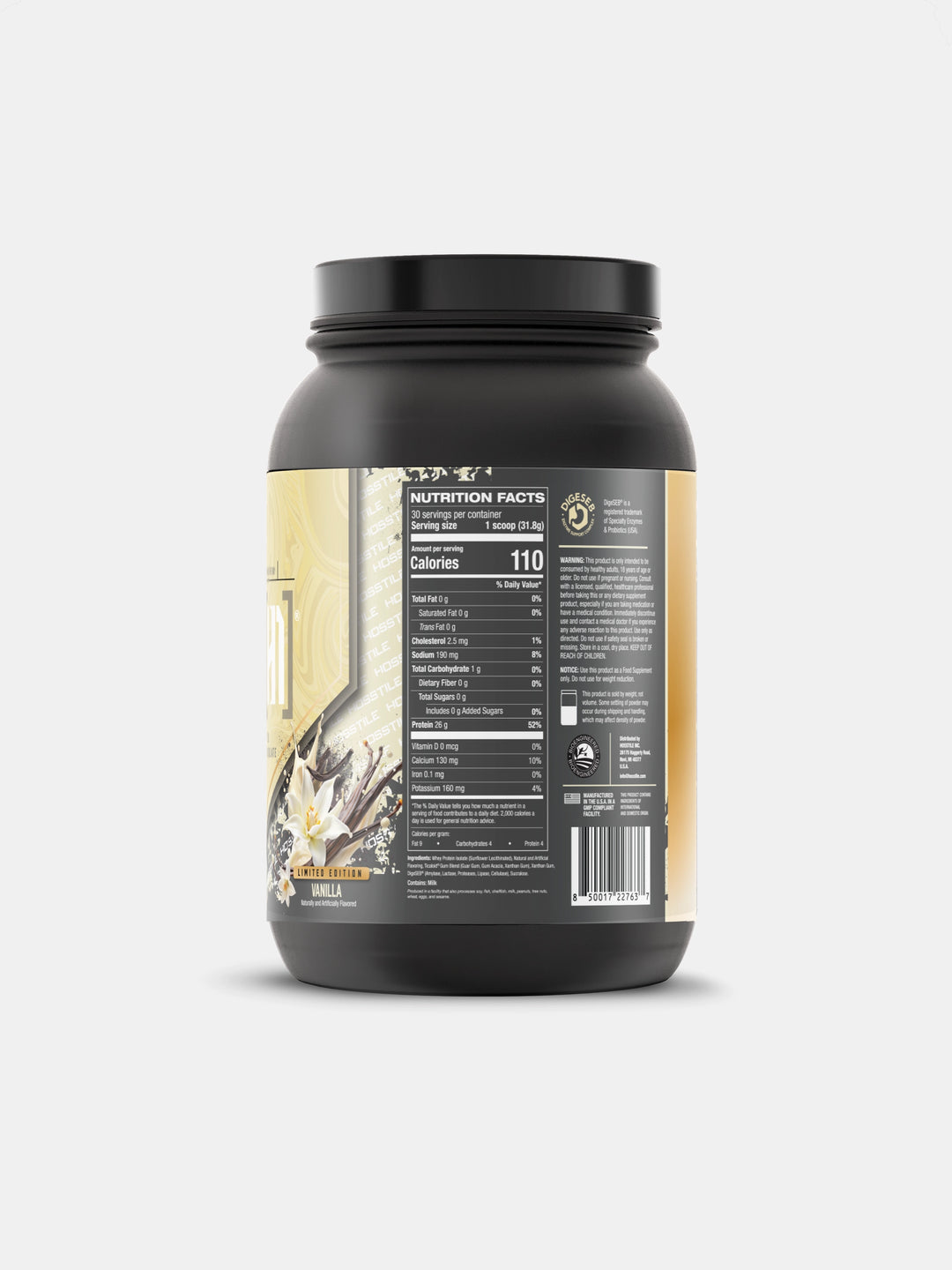 ISO[H1] Grass Fed Whey Protein Isolate Vanilla#flavor_vanilla
