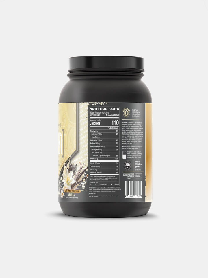 ISO[H1] Grass Fed Whey Protein Isolate Vanilla#flavor_vanilla
