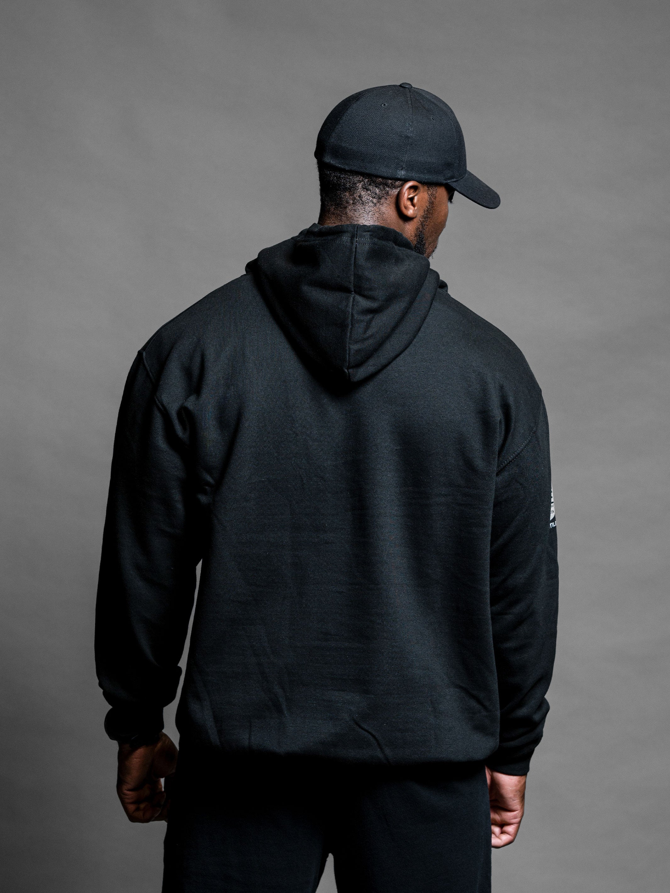 Dark black cheap hoodie