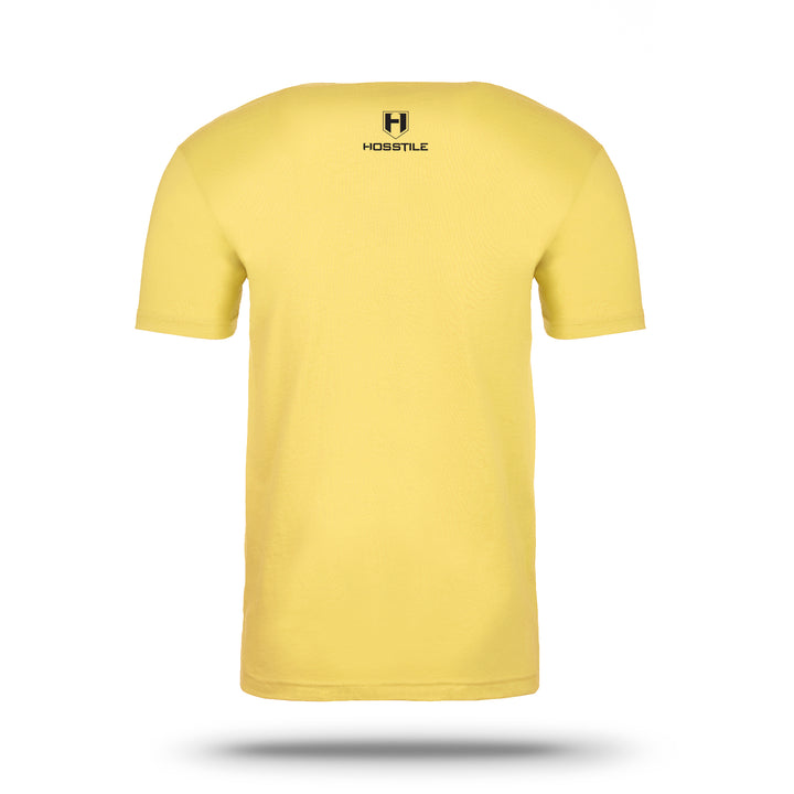 Discipline Shield Workout Tee Back - Yellow#color_yellow
