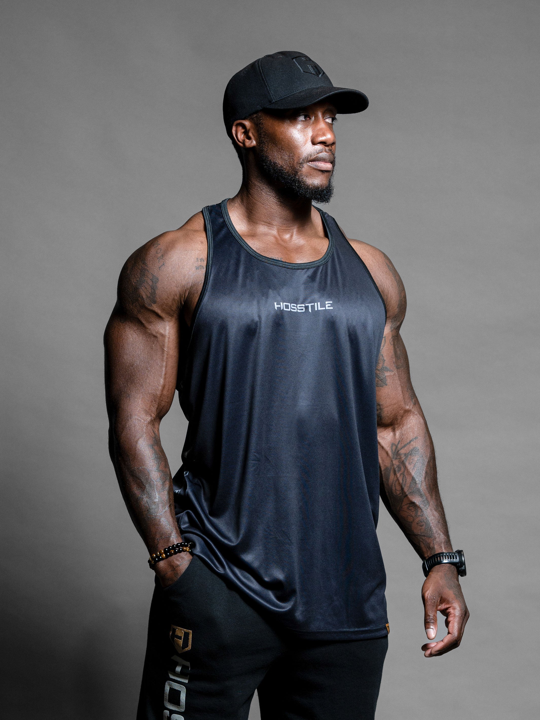 AE, Bodybuilding Tee - Black, Gym T-Shirts Men