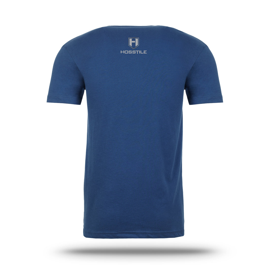 Cool Blue Hosstile Shield T-Shirt Back#color_cool-blue