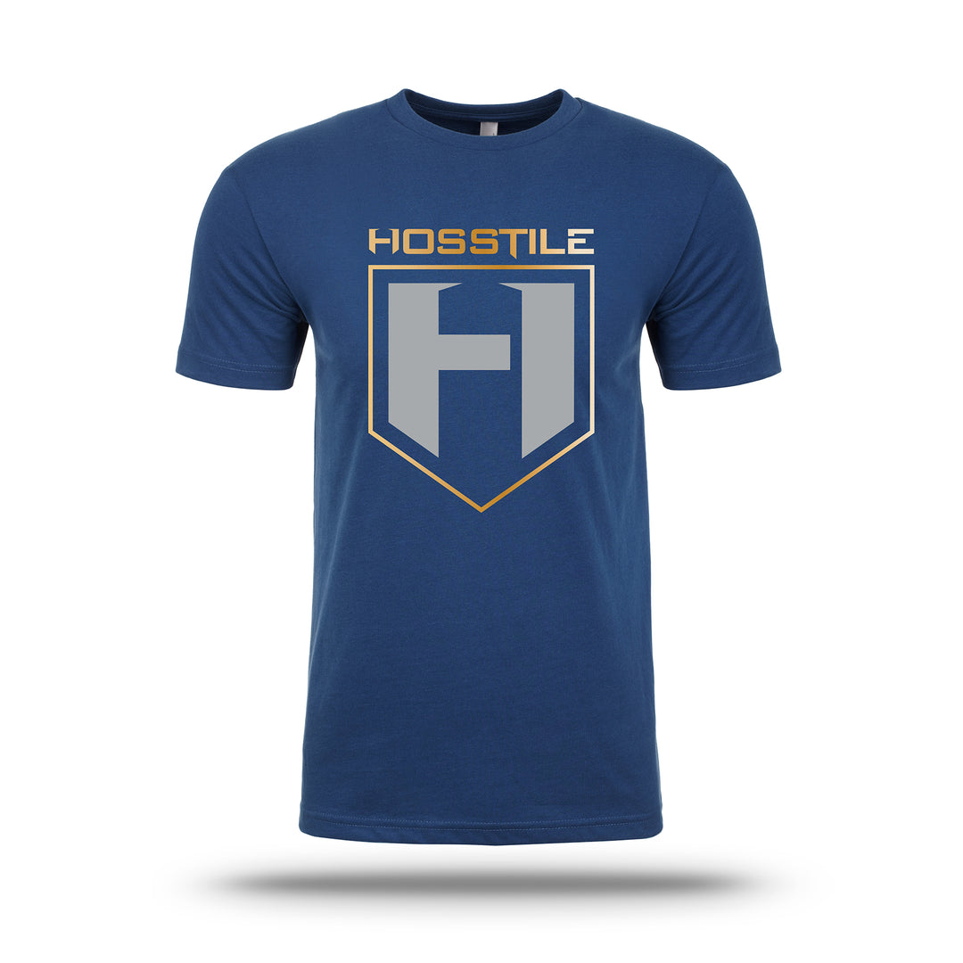 Cool Blue Hosstile Shield T-Shirt Front#color_cool-blue